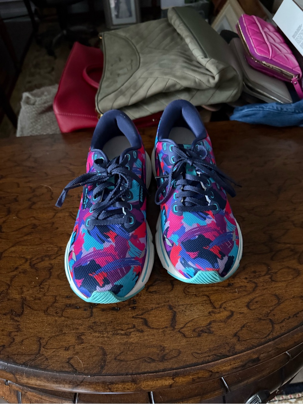 Brooks Women’s Sneakers in Pink, Blue & Teal